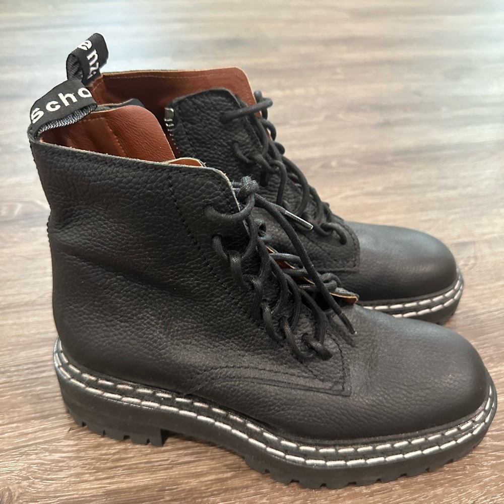 Black Leather Proenza schouler Boots